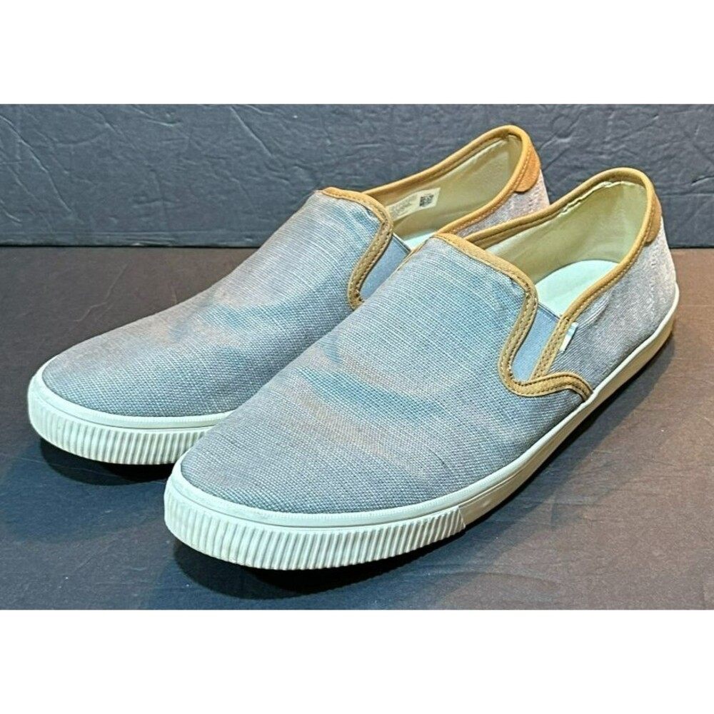 Toms Gray Felt and Canvas Loafer Men's Size 14